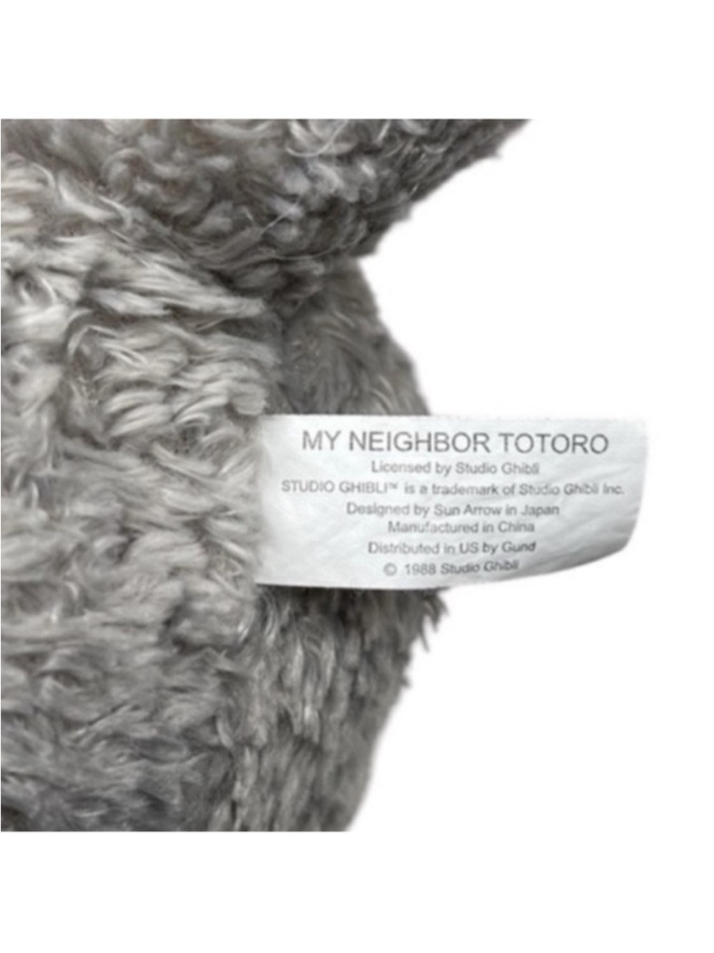 Studio Ghibli my neighbor Totoro Grey toy plush - Picture 6 of 6